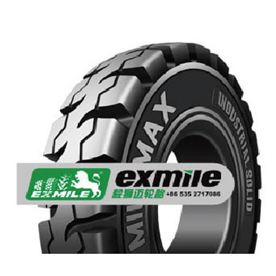 Milemax non-pneumatic forklift tyre sale for outdoor lift truck
