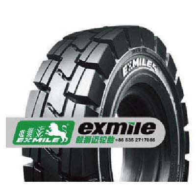 Eclat solid forklift tires for both electric & diesel forklift 